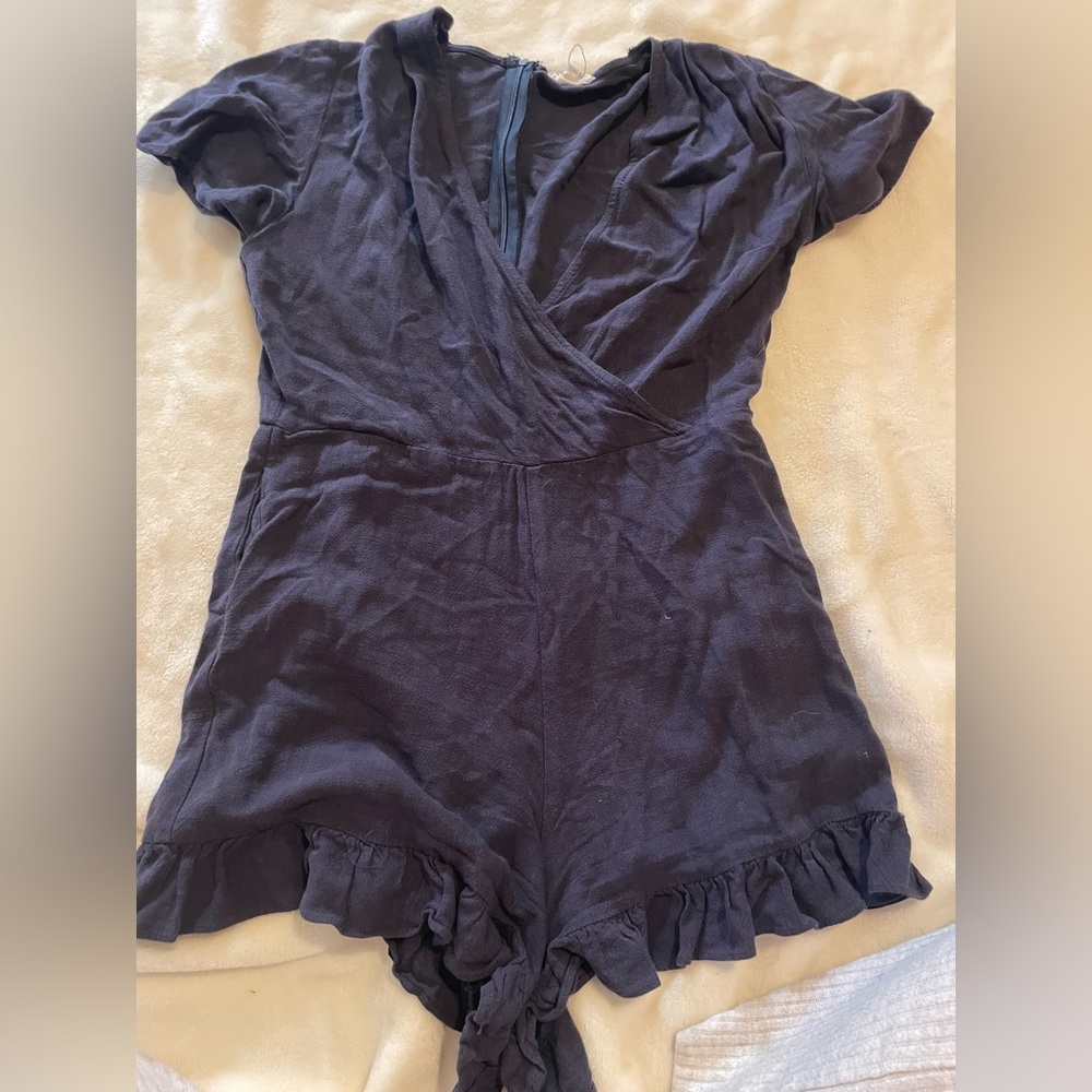 Cute Navy Romper